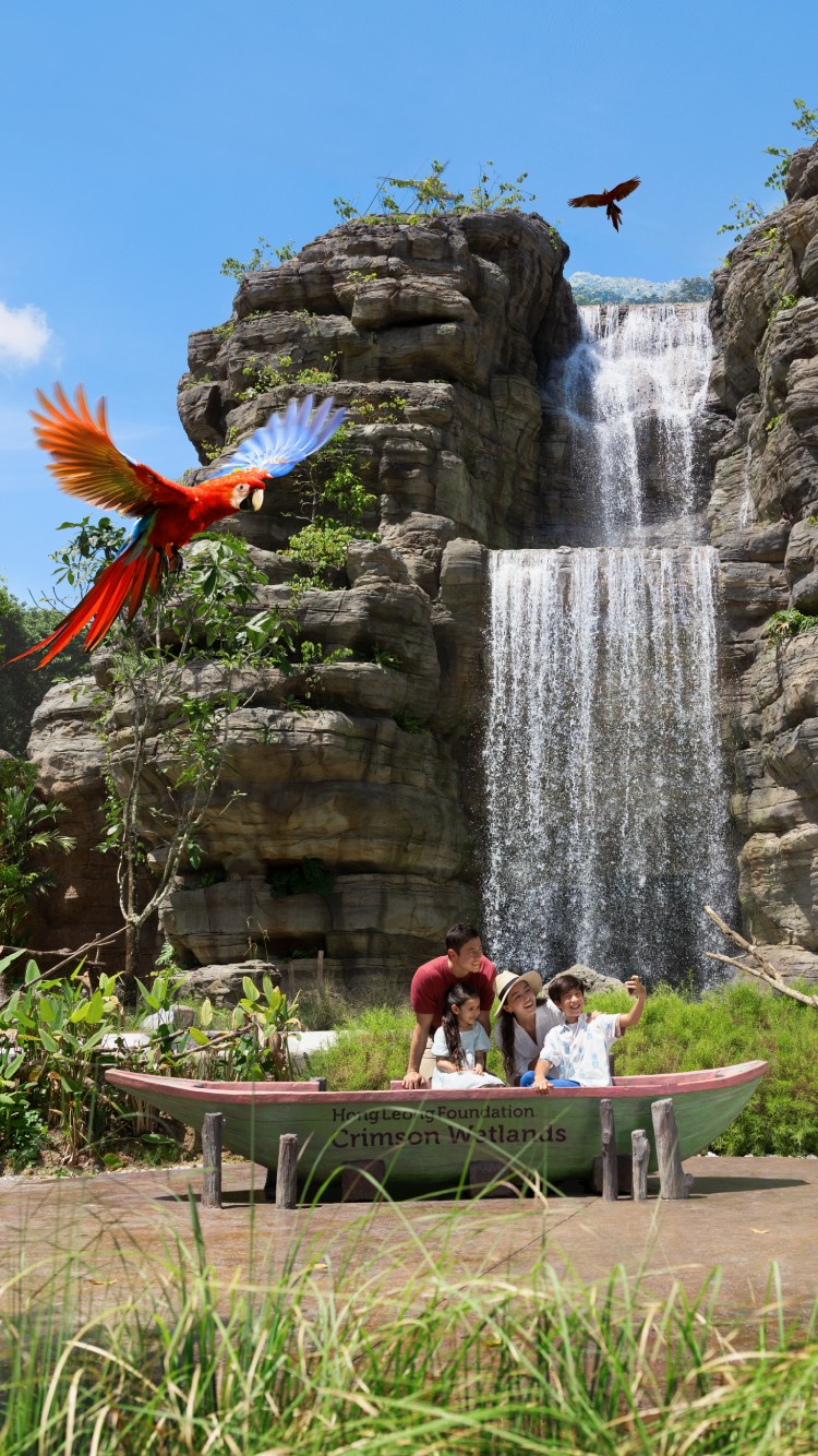 Crimson Wetlands at Bird Paradise