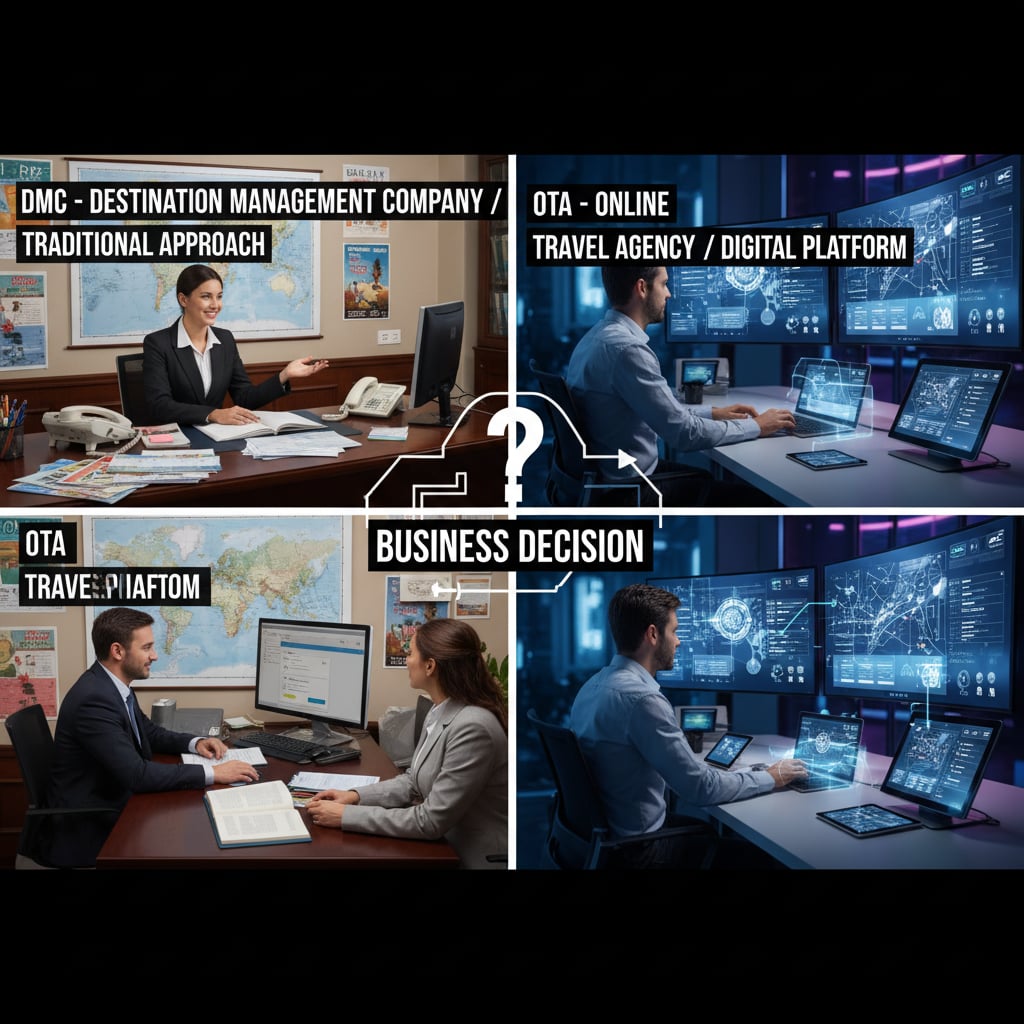 DMC vs OTA: Why Smart Travel Agents Choose B2B Portals in 2025