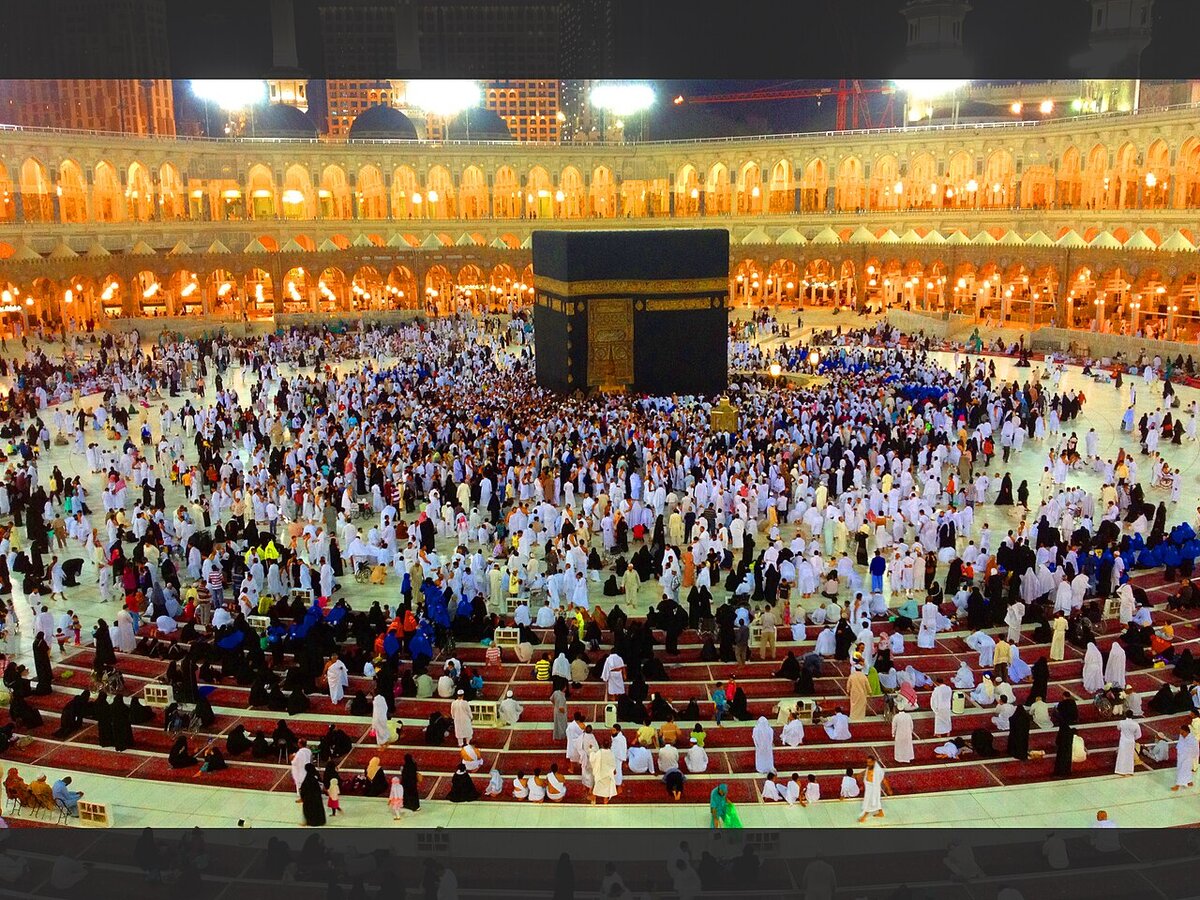 Masjid al-Haram in Makkah during Umrah