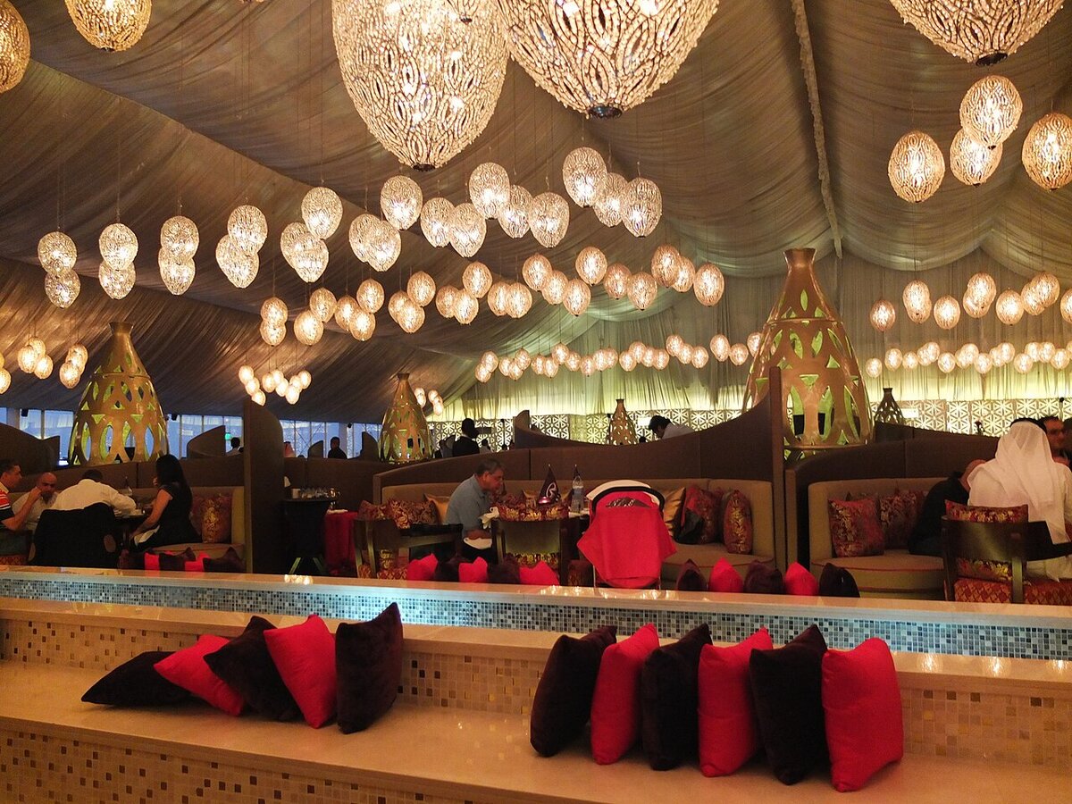 Ramadan iftar tent in Dubai