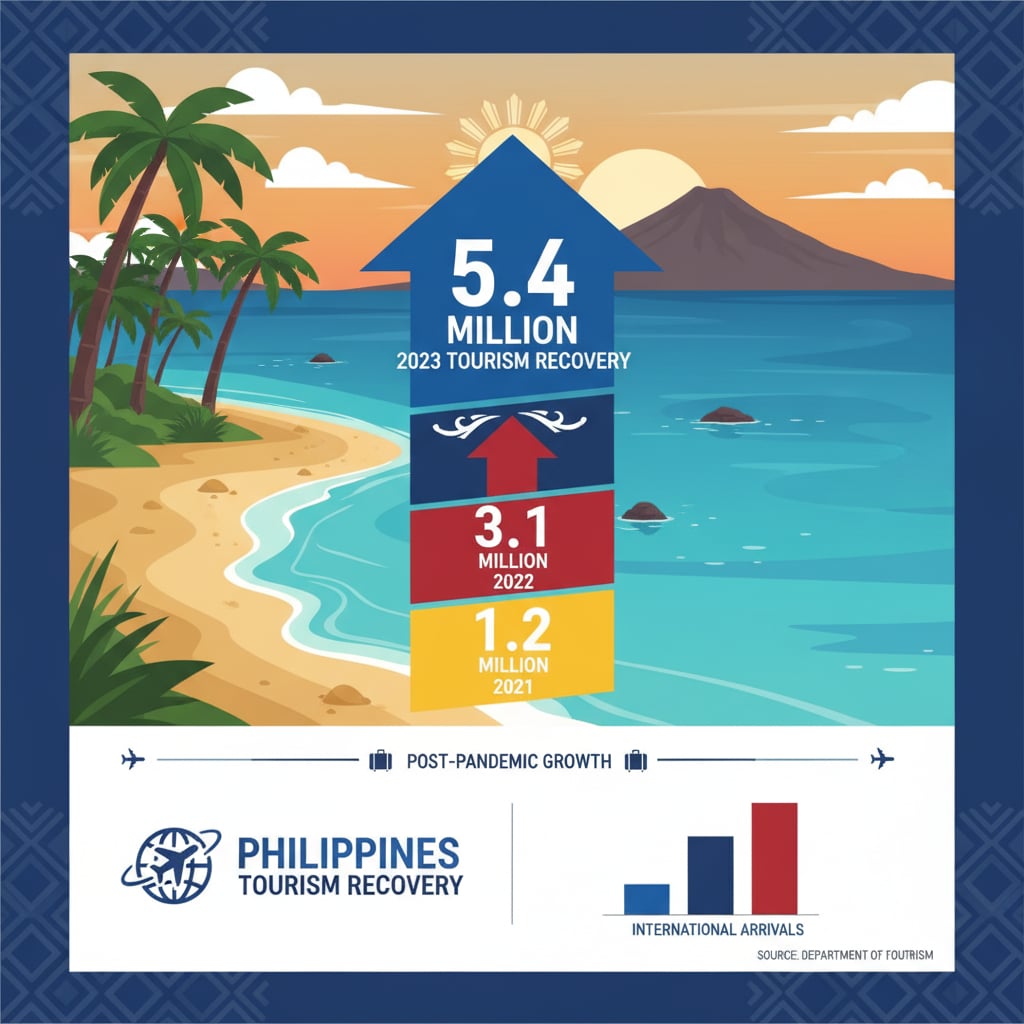 Philippines Tourism Recovery: 5.4 Million Arrivals and Rising