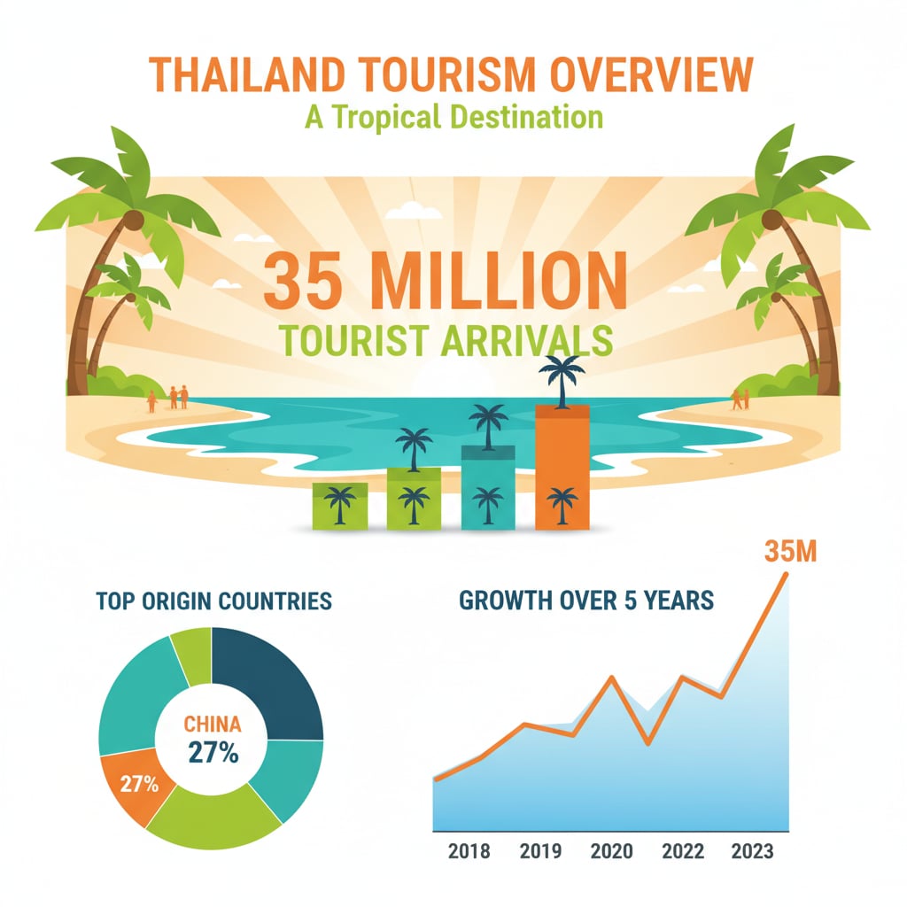Thailand Tourism Statistics 2024: Recovery Analysis and Booking Trends