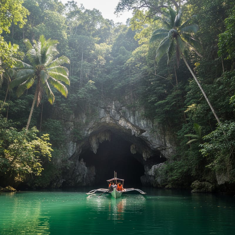 El Nido Palawan lagoon with limestone cliffs - Philippines island paradise