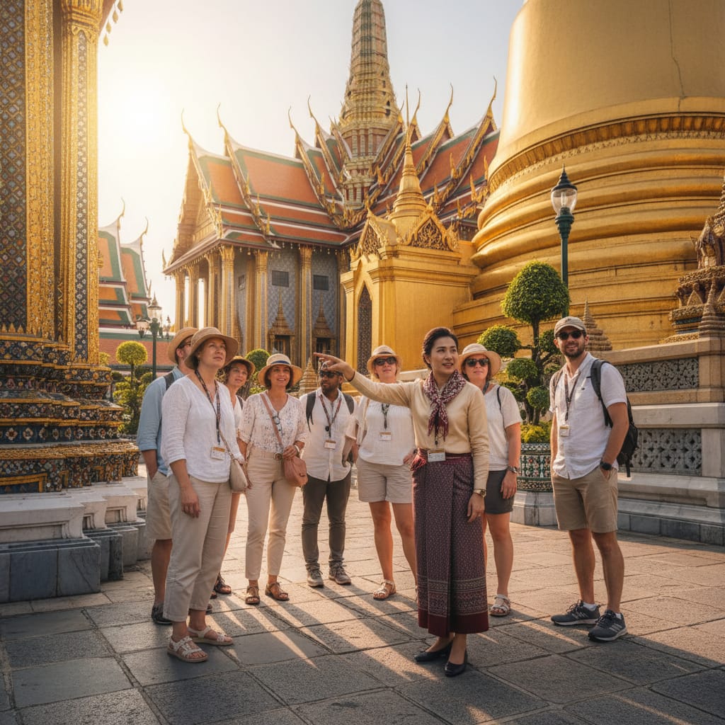 Guided tour at Grand Palace Bangkok