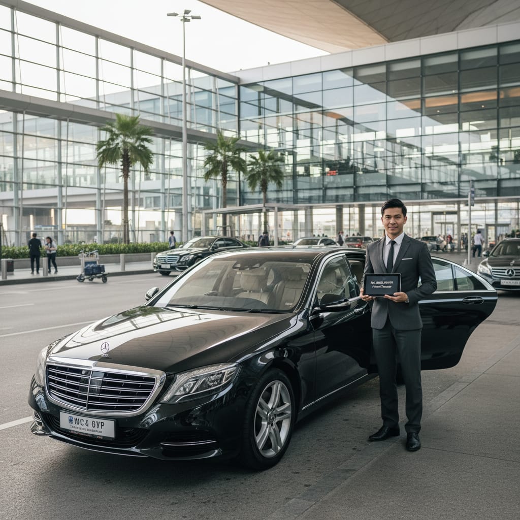 Private airport transfer at Bangkok Suvarnabhumi