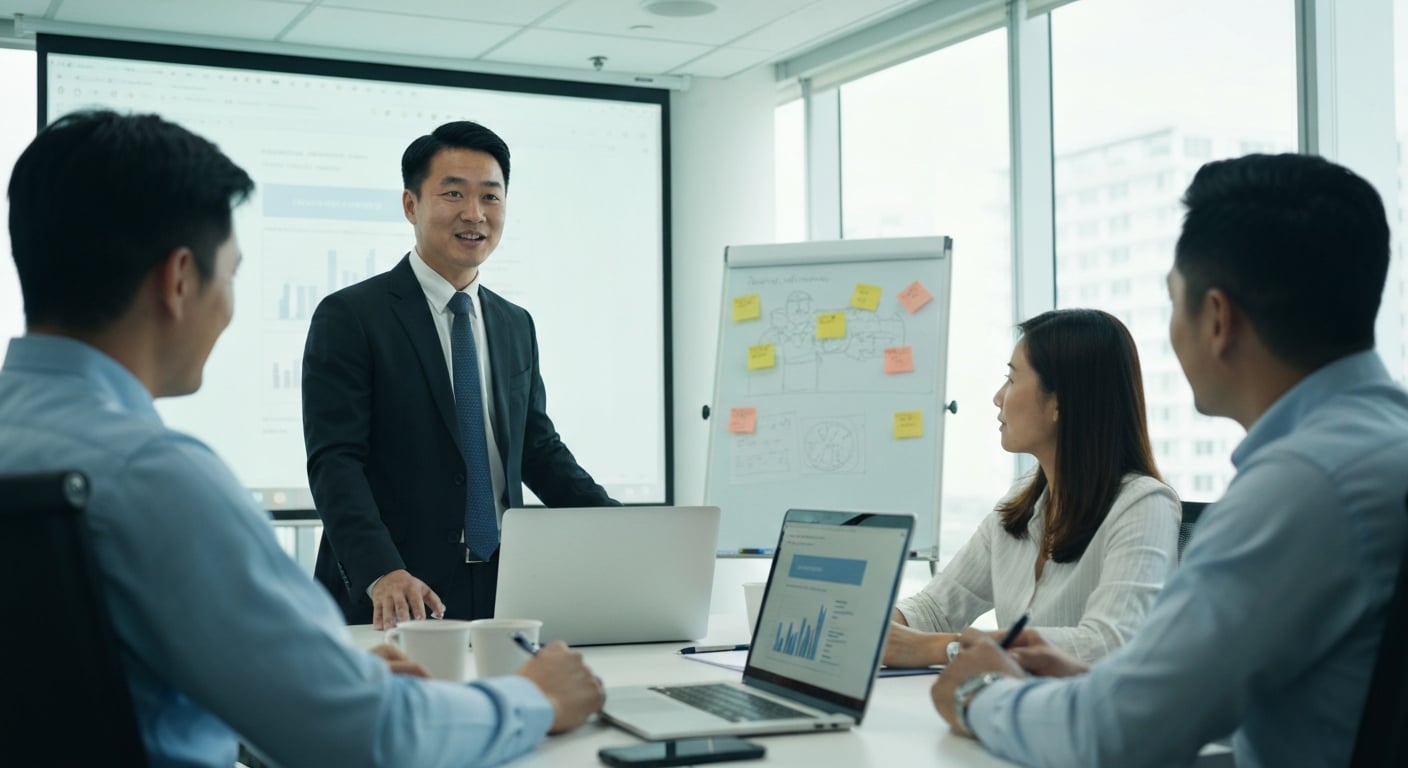 Travel agent reviewing B2B payment terms and invoices on laptop