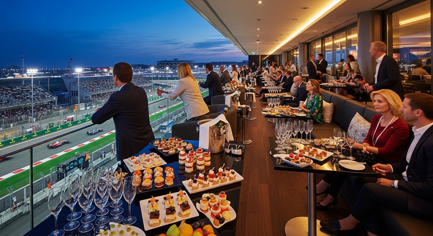 F1 hospitality suite VIP experience - B2B wholesale access for travel agents