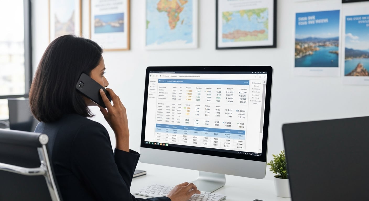 Group tour booking dashboard showing passenger rooming list and pricing