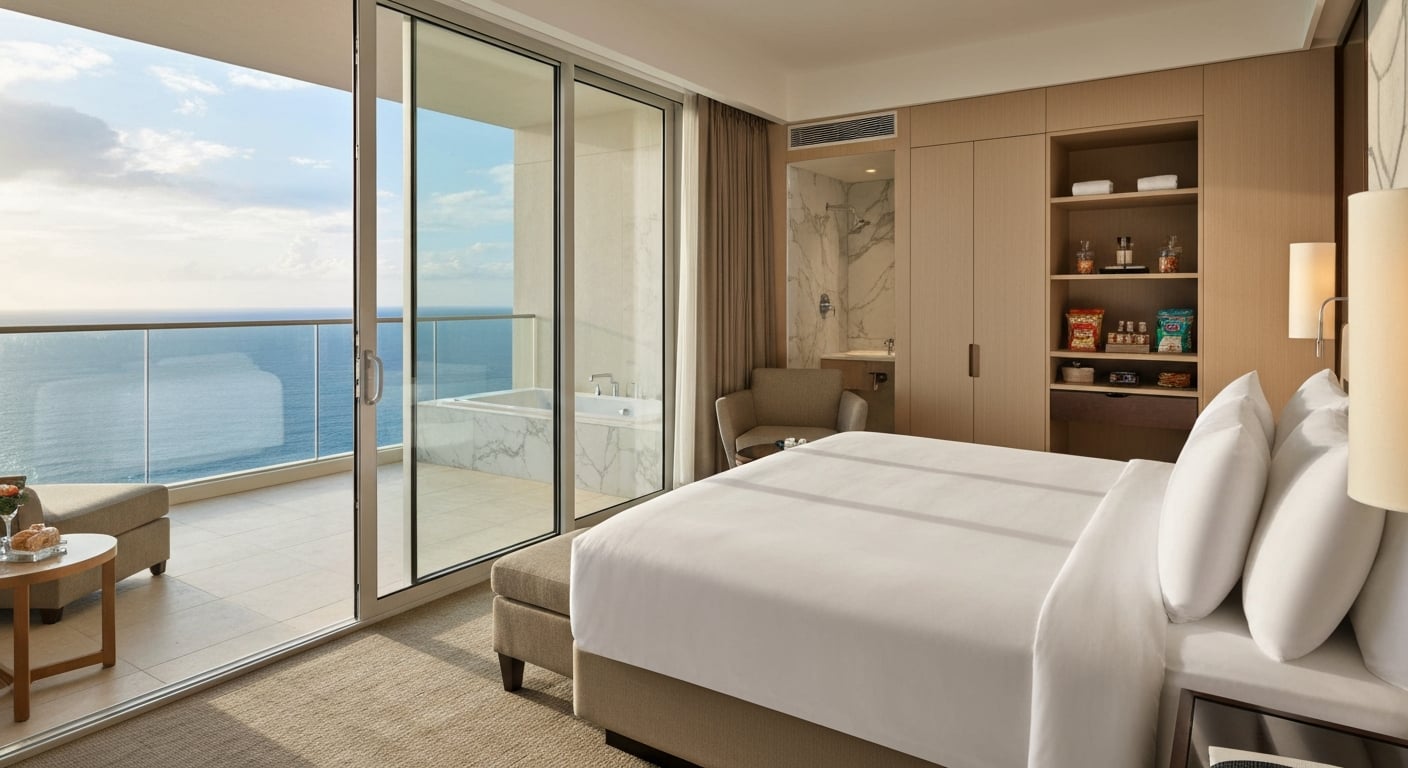 Luxury cruise suite with ocean view - B2B wholesale rates for travel agents