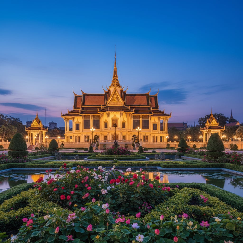 Phnom Penh Royal Palace - B2B Cambodia travel services